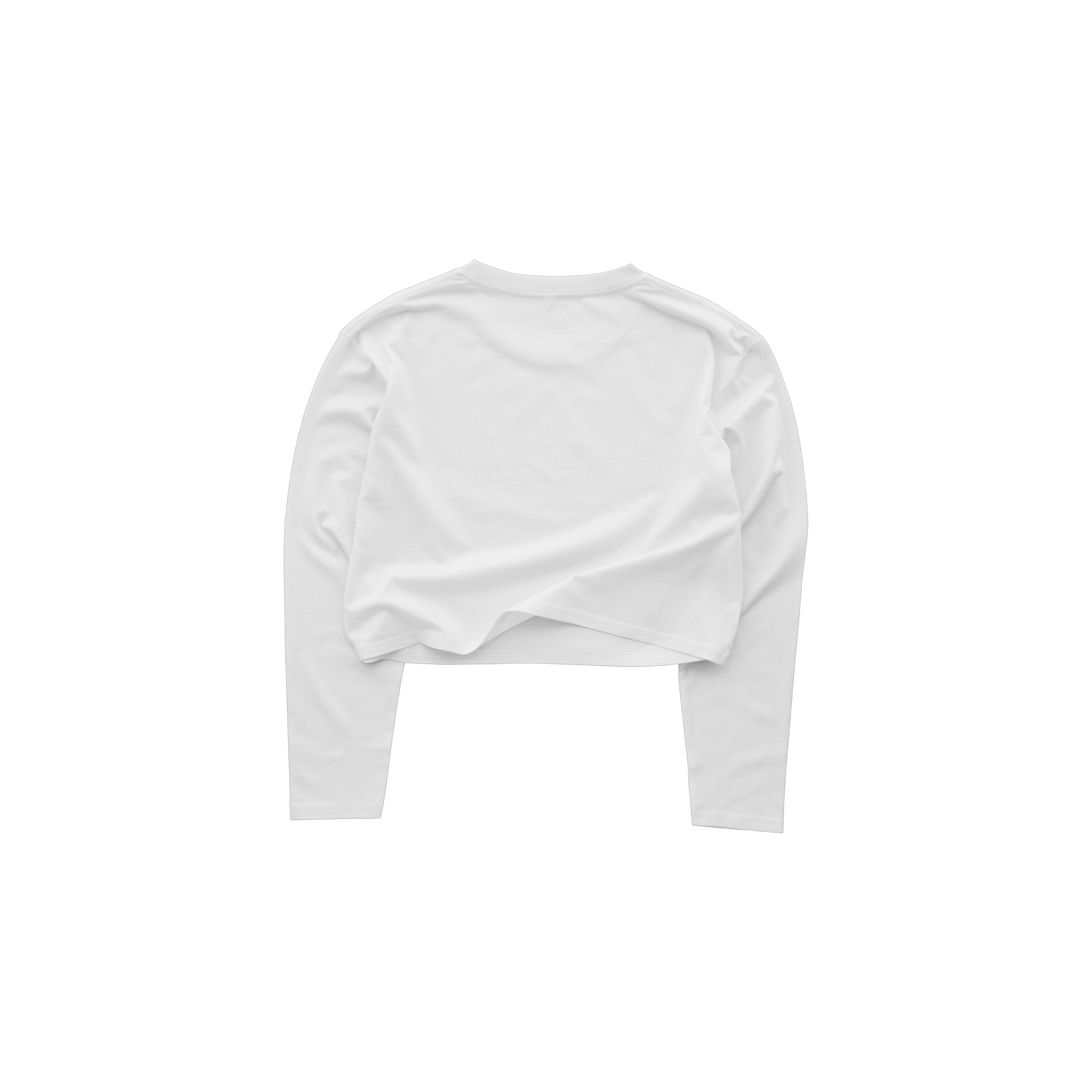 Womens Long Sleeve Crop T-Shirt